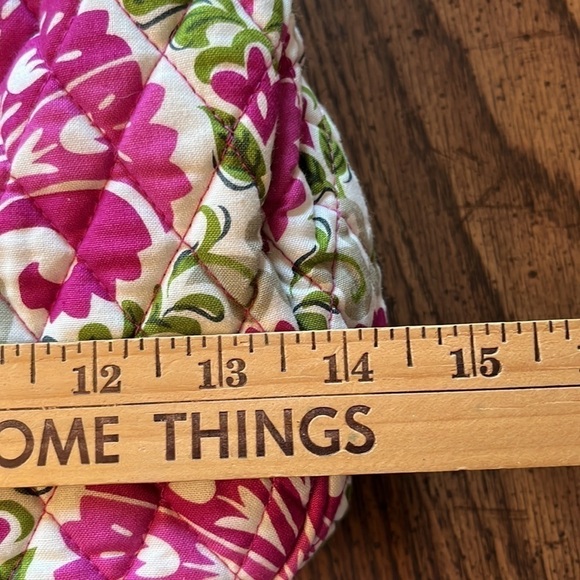 Vera BRADLEY • EMILY SATCHEL JULEP TULIP PURSE • NWTS •WATERMELON/GREEN/IVORY - Picture 12 of 14